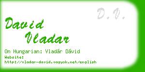 david vladar business card